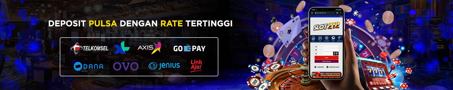 Slot online deposit via pulsa